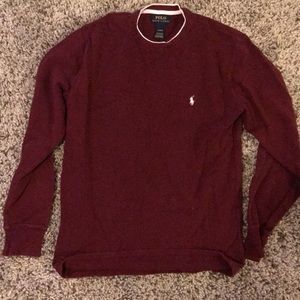 Polo Ralph Lauren burgundy thermal